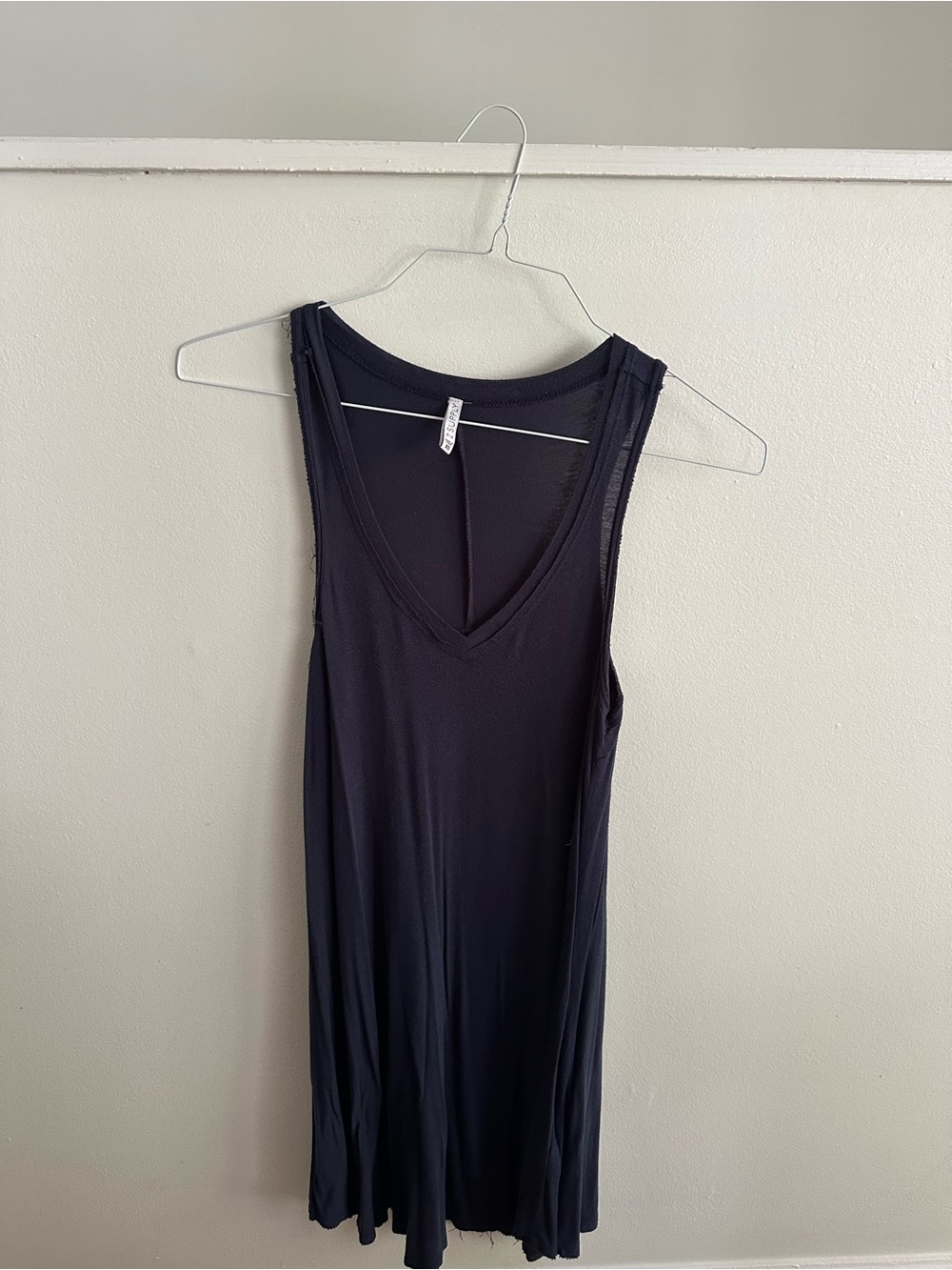 Z Supply Navy V-Neck Sleeveless Tank Dress